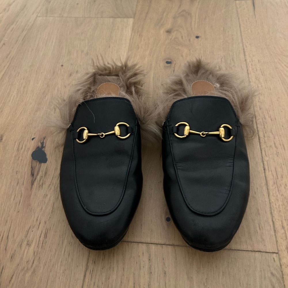 Gucci Princeton Fur Mules